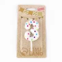 Свеча в торт на день рождения &laquo;Цифра 3&raquo;, 5.5 см