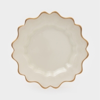 Тарелка обеденная "Rosella" 21 см, цвет белый