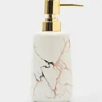 Дозатор для жидкого мыла SAVANNA Lightning, 350 мл, цвет белый