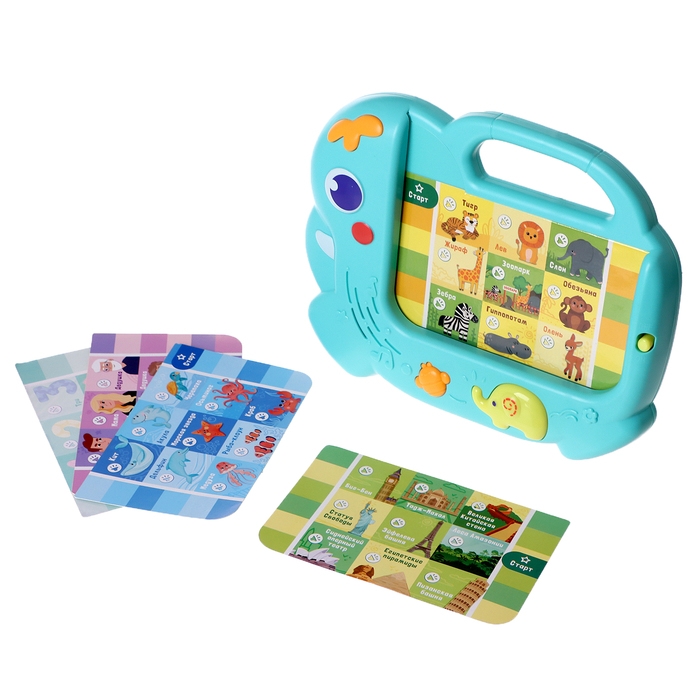 Обучающий планшет &laquo;Мои первые английский слова&raquo;, звук, свет