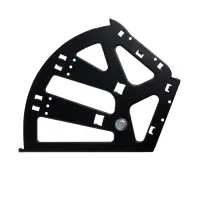 Механизм для обувницы полок CAPPIO, 3-х ярусная, до 13 мм, металл, черный