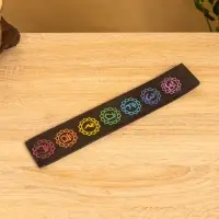 Подставка под благовония "7 чакр" 28,5х5 см, дерево