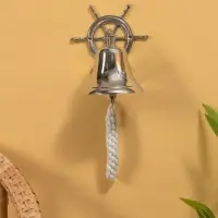 Рында со штурвалом, 13&times;18&times;14 см, алюминий