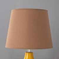 Настольная лампа "Анабелла" 1х15Вт Е14 желтый/бежевый 25х25х41см