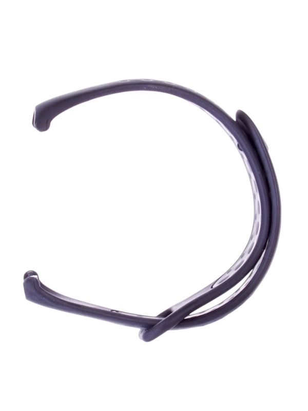 Ремешок Luazon для фитнес-браслета Mi Band 8, с перфорацией, чёрно-серый