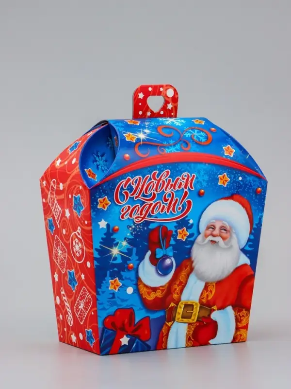 Коробка Новогодняя подарочная "Новый год" 17 х 19 х 9,5 см