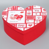 Коробка подарочная, упаковка, &laquo;Любовь повсюду&raquo;, 22 х 20 х 9 см