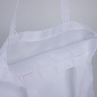 Сумка-шопер &laquo;Авокадо&raquo; без молнии, белая