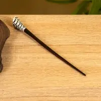 Заколка для волос &laquo;Полосы&raquo;, 17 см, дерево албезия