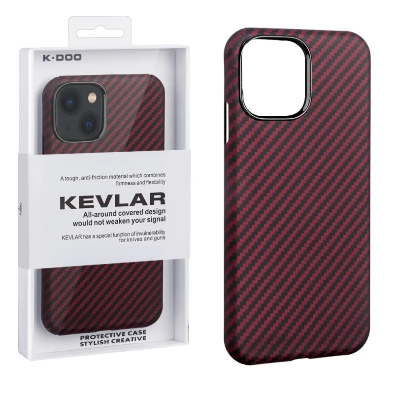 Чехол iPhone 13 Mini Kevlar  Red