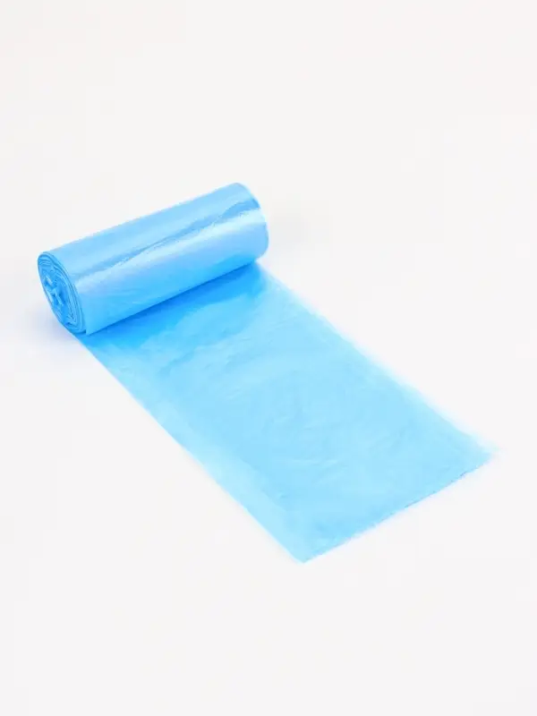 Мешки для мусора 30 л, ПНД, 10 мкм, 30 шт в рул, цвет синий