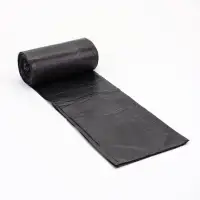 Мешки для мусора 160 л ПНД, 20 мкм, 10 шт в рул, цвет черный