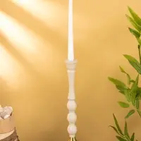 Подсвечник на 1 свечу "Фисташковый" 10,5х10,5х34,5 см