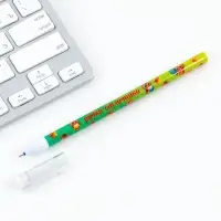 Ручка пиши-стирай, синяя паста, гелевая, 0.5 мм с колпачком &laquo;Открой мир знаний&raquo;