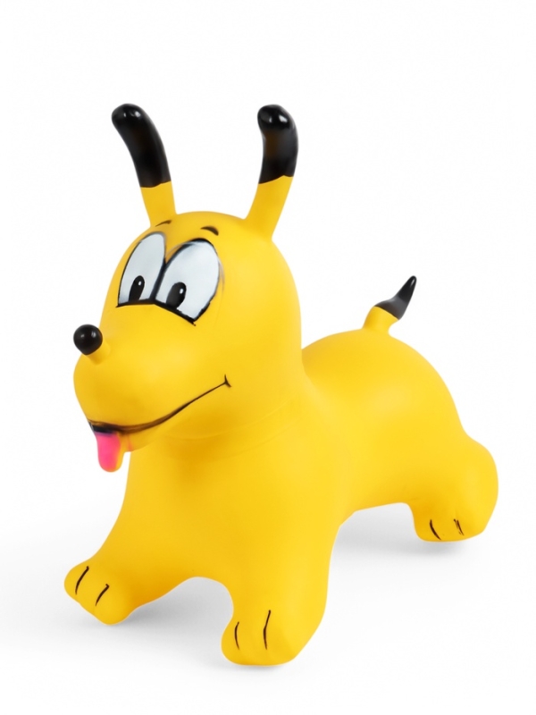 Попрыгун ZABIAKA &laquo;Собачка&raquo;, 56&times;32&times;53 см, жёлтый