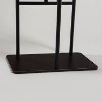 Подставка для цветов Greengo, 4 полки, 36 &times; 23 &times; 74 см, напольная, каркас металл, полки МДФ, чёрная