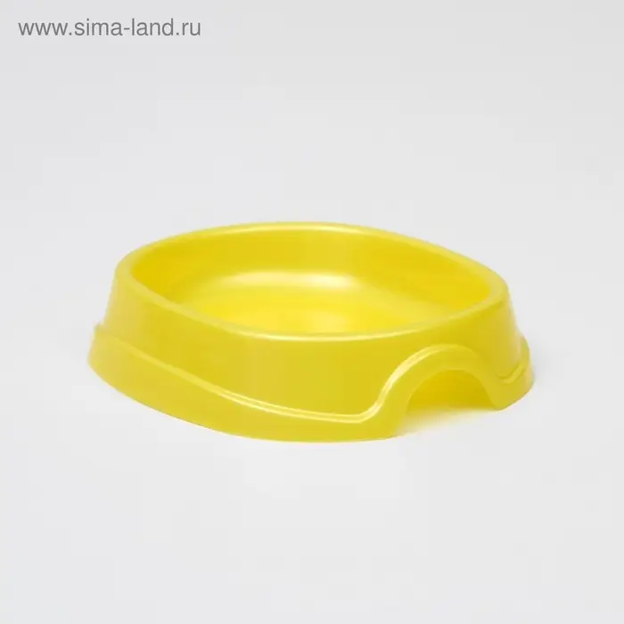 Миска №1 "Нулевка" 200 мл, 13,5 х 12,5 х 3 см, желтый перламутр