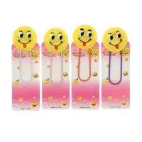 Закладка-скрепка большая &laquo;Смайл&raquo;, 11 см