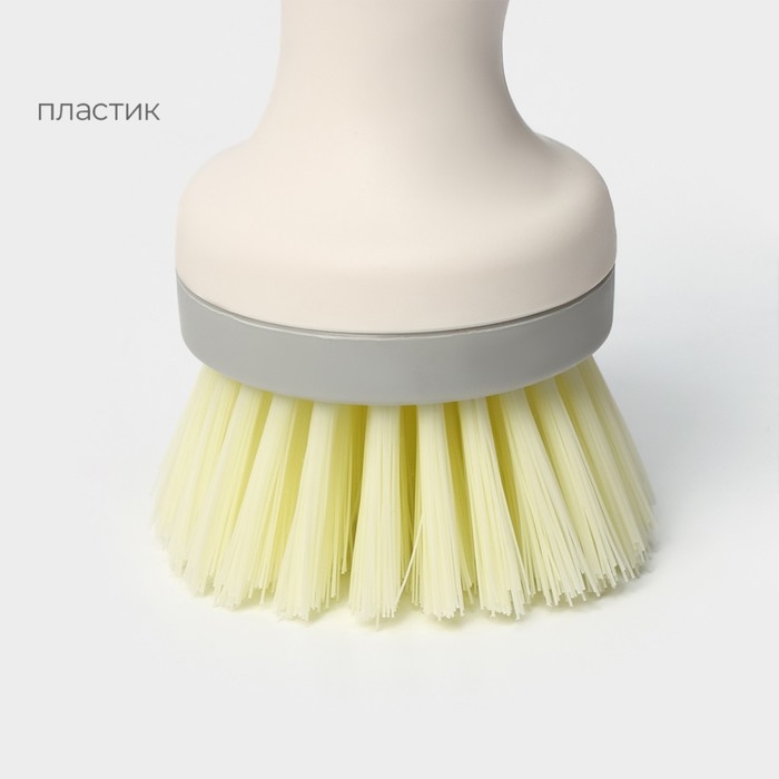 Щётка для посуды Raccoon Breeze, круглая, 12&times;5 см, ворс 2,5 см