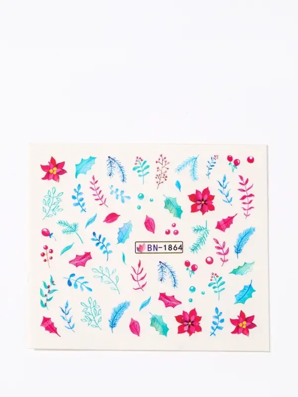 Слайдеры для ногтей &laquo;Веточки&raquo;, разноцветные