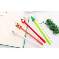 Ручка - прикол гелевая Calligrata &laquo;Новый год&raquo;, неавтоматическая, чёрные чернила, 0.38 мм, штрихкод на штуке, подарочная, МИКС