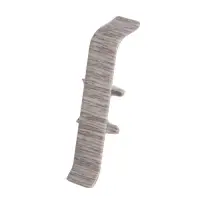 Соединитель для плинтуса &laquo;Деконика&raquo;, 55 мм, 210 дуб Пепельный