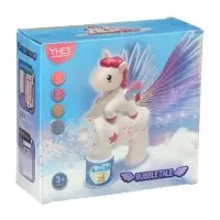 Генератор мыльных пузырей "Единорожка", световые эффекты, работает от батареек