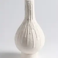 Ваза &laquo;Кристилис&raquo;, 22&times;10.5 см, керамика, белая