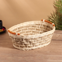 Корзина плетеная 32x25x11 см, ротанг