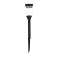 Садовый светильник на солнечной батарее &laquo;Трапеция скошенная&raquo;, 6 &times; 36 &times; 6 см, 1 LED, свечение белое