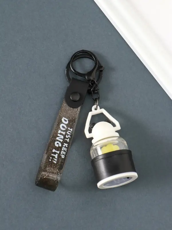 Брелок с карабином, ремешком свет "Панда-лампа" 3,2х3,2х21 см