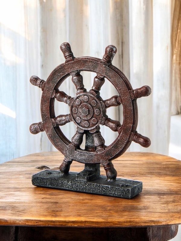 Фигура "Штурвал" 23х21х5см