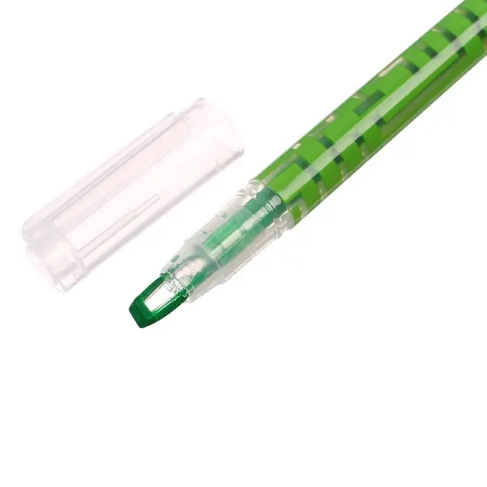 Маркер текстовыделитель 0.5-3.5 мм ErichKrause Visioline V-16 Zoom Neon, двухсторонний, зеленый неон, чернила на водной основе