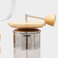 Чайник заварочный стеклянный на подставке SL Home &laquo;Риальто&raquo;, 600 мл, цвет прозрачный