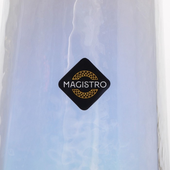 Набор бокалов для шампанского стеклянный Magistro &laquo;Дарио&raquo;, 180 мл, 7&times;27,5 см, 6 шт, цвет перламутровый