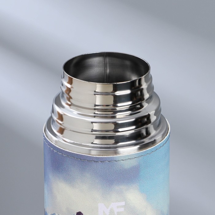 Термос &laquo;Гора&raquo; в кожзаме, MODE FORREST, 750 мл, время сохранения тепла 16-18 ч