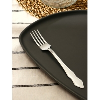 Вилка столовая &laquo;Новинка-1&raquo;, h=19.5 см, толщина 1 мм, цвет серебряный