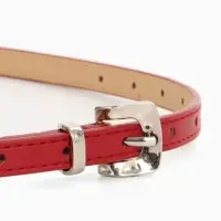 Ремень жен 05-02-02-01, Март2513, 1,3*0,3*110 см, без винта, пряж металл, 1 прокол,