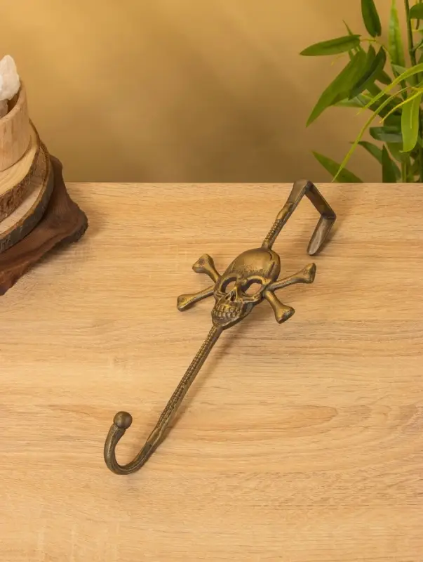 Крючок настенный &laquo;Пиратский&raquo;, 33&times;13.5&times;6 см, алюминий