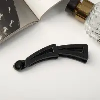 Банан для волос &laquo;Классика&raquo;, геометрия, 10 см, чёрный