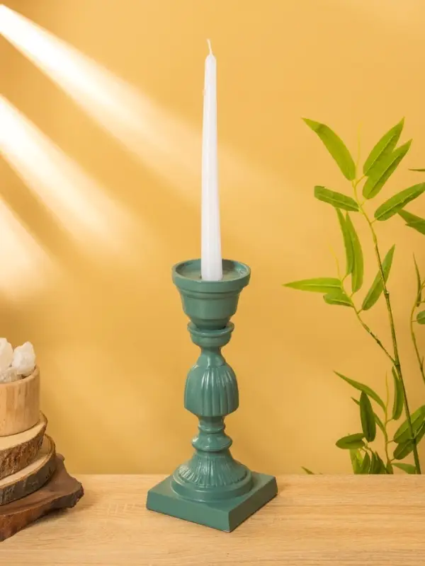 Подсвечник "Кубок" алюминий 10х10х25,5 см