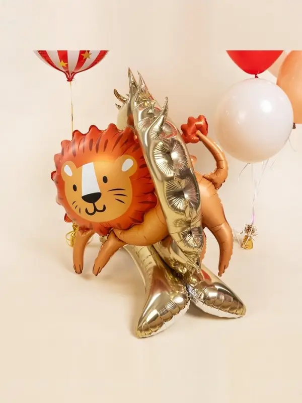 Воздушный шар фольгированный 3D 44" &laquo;Цирк. Лев&raquo;, только под воздух