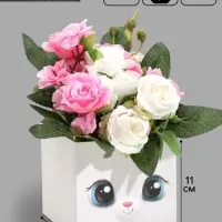 Коробка для мини букетов &laquo;Зайчишка&raquo;, 12&times;20&times;10 см