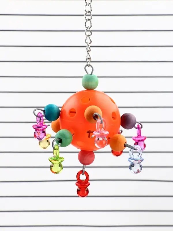 Игрушка для птиц &laquo;Большая забава&raquo;, 23 см, цвет МИКС