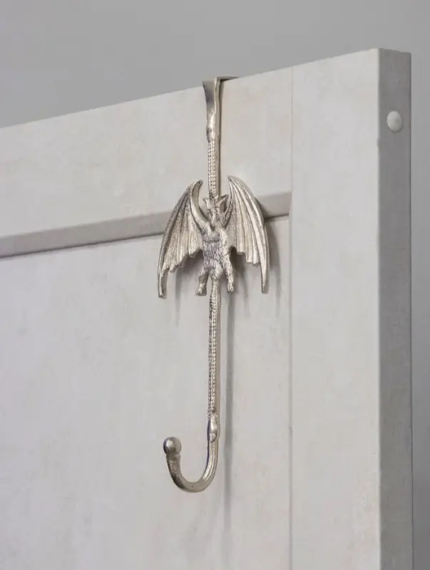 Крючок надверный &laquo;Летучая мышь&raquo;, 33&times;13&times;6 см, алюминий