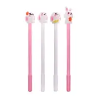 Ручка - прикол гелевая &laquo;Зайчики&raquo;, синий стержень, МИКС