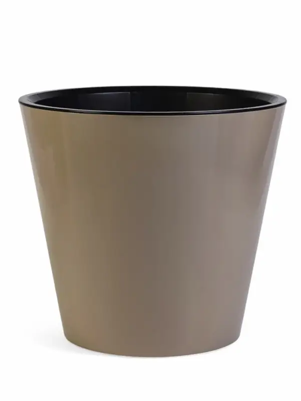 Горшок для цветов "Rosemary" D-33 см, 16 л с дренажной вставкой на колесиках, бежевый