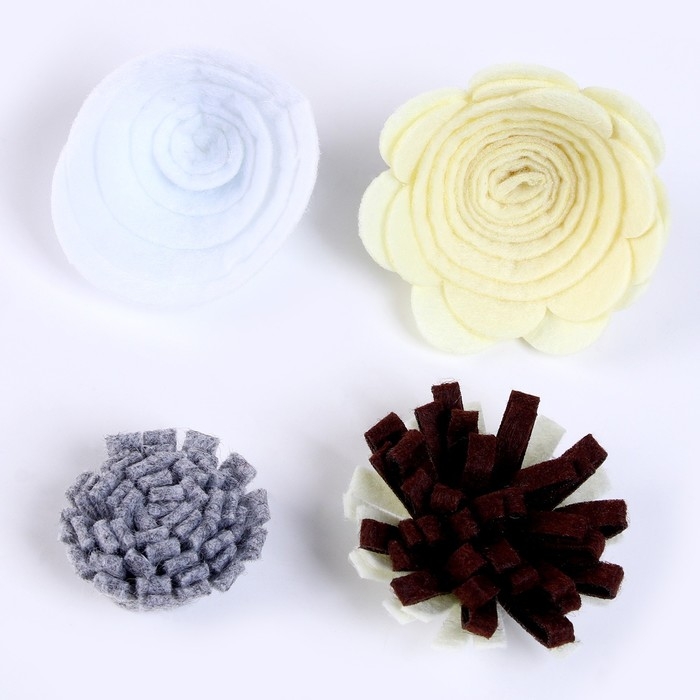 Набор для творчества: декор из фетра и набор бусин &laquo;Цветочные грезы&raquo;