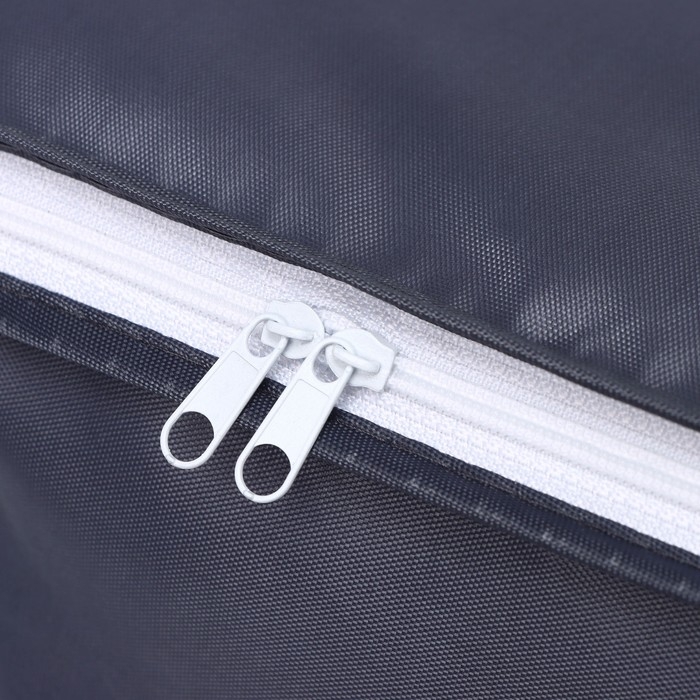 Кофр для хранения вещей LaDо́m, 45&times;30&times;20 см, цвет графитовый