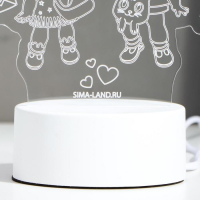 Светильник "Подружки" LED RGB от сети RISALUX